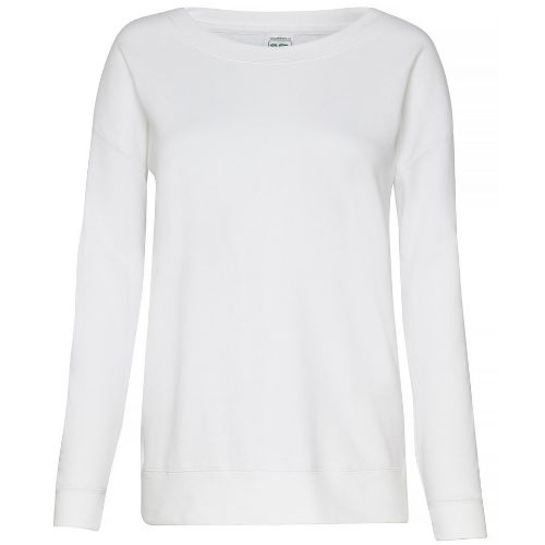 Awdis Just Hoods Women's Fashion Sweatshirt Arctic White